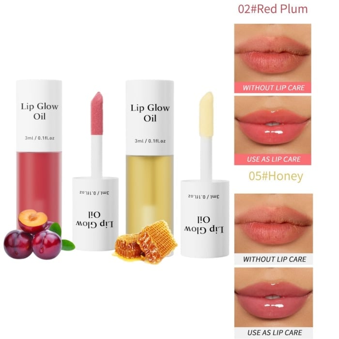 ⏳2026 NEW YEAR BUY MORE SAVE MORE✨ONLY ￡9.99!!!💋Tinted Lip Glow Oil - For Lush, Hydrated Lips with a Natural Glow! 💖-26