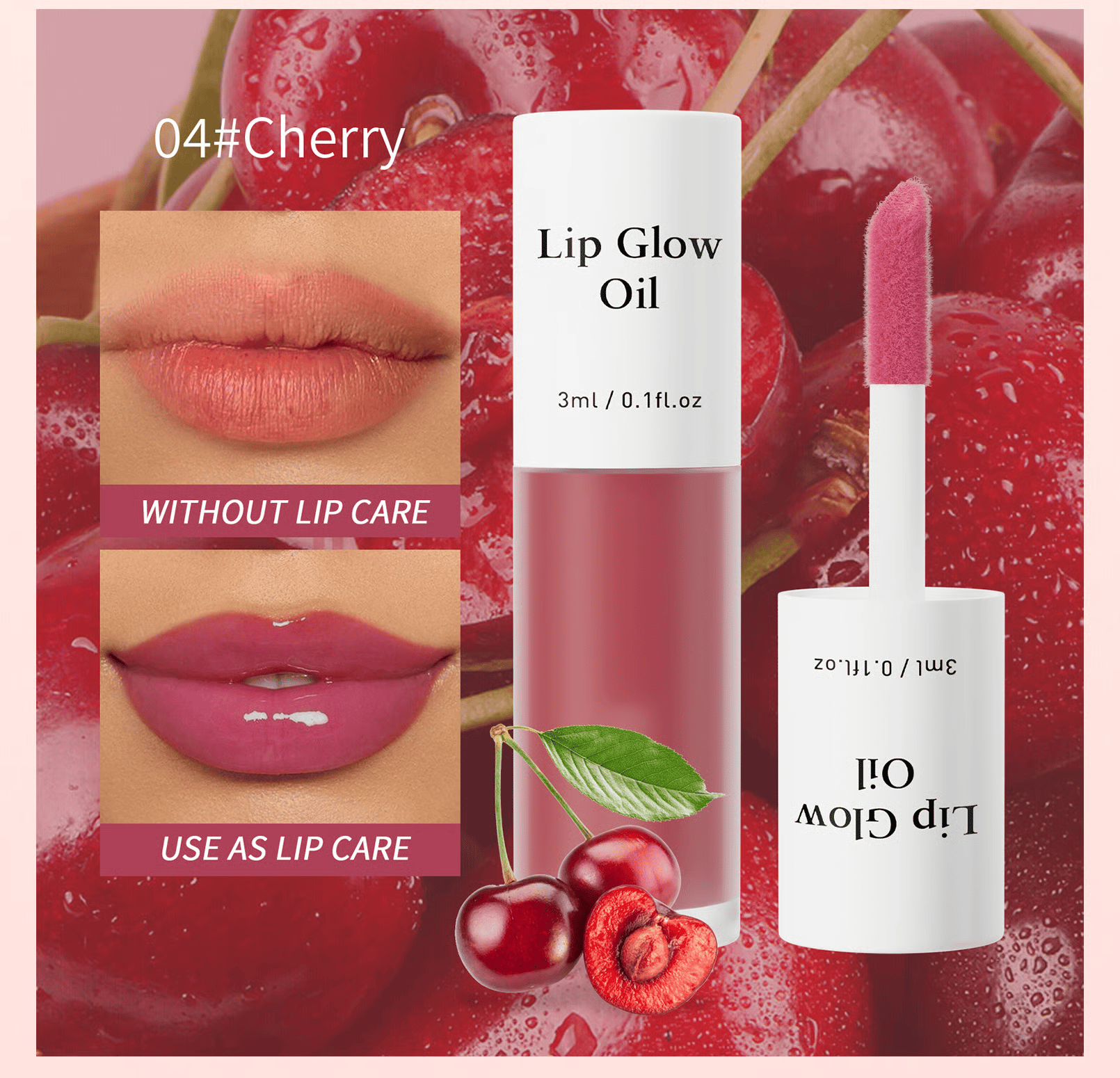 ⏳2026 NEW YEAR BUY MORE SAVE MORE✨ONLY ￡9.99!!!💋Tinted Lip Glow Oil - For Lush, Hydrated Lips with a Natural Glow! 💖-11