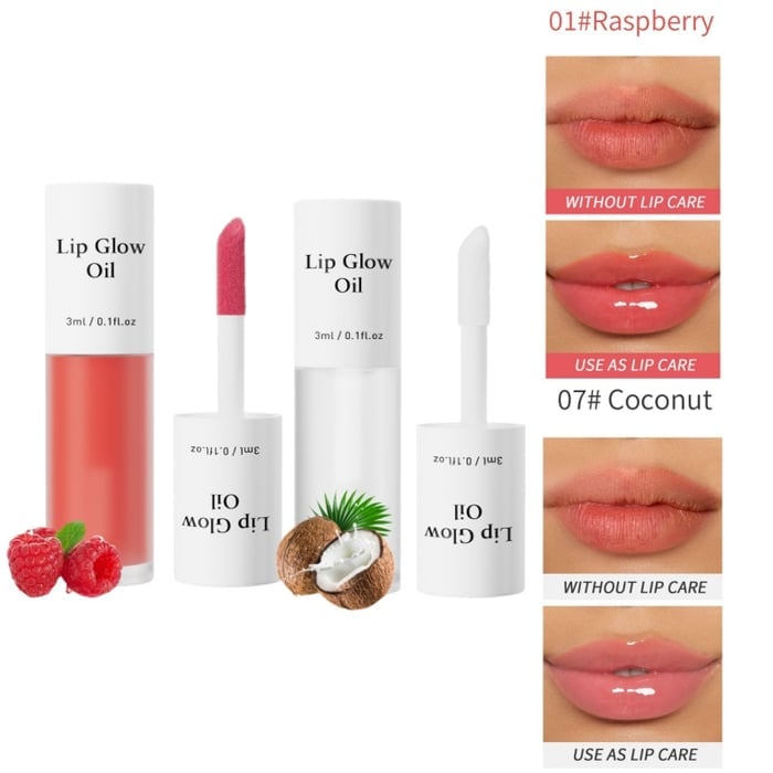 ⏳2026 NEW YEAR BUY MORE SAVE MORE✨ONLY ￡9.99!!!💋Tinted Lip Glow Oil - For Lush, Hydrated Lips with a Natural Glow! 💖-22