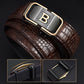 ✨New Arrival✨Men's Crocodile-Patterned Automatic Buckle Belt-7