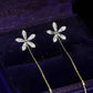 🔥Heiße Verkäufe 49% RABATT🔥🔥Glänzende Diamantblumenohrringe