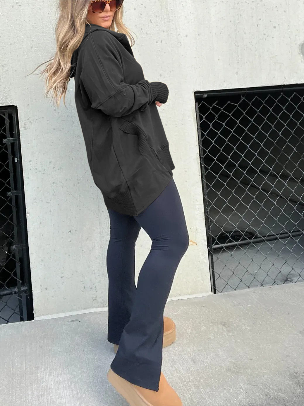 🔥2024 NEW WOMEN'S OVERSIZED HOODIE WITH THUMB HOLES-4