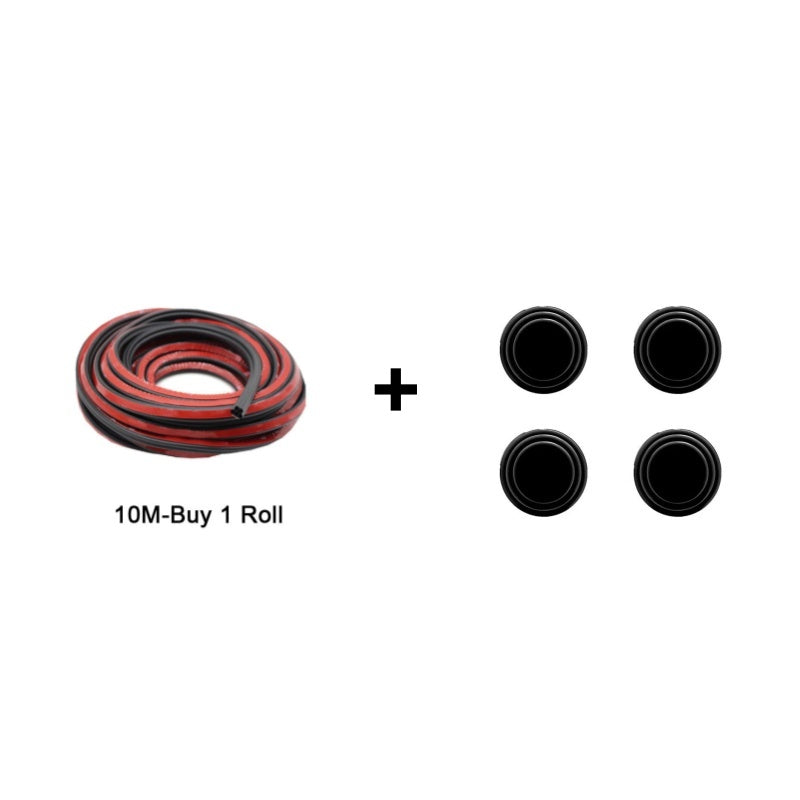 🔇5-hole Automotive Dust-proof and Shock-absorbing Sealing Strip-8