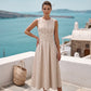 ⏳Limited-time ⏰Women Casual Striped Maxi Dress Sleeveless🎀👗