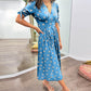 🌷Limited Time 53% OFF💞💃Deep V-neck polka-dot dress-8