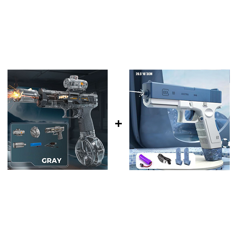 🌊Summer Discount🔫💦Fast Mode Ice Explosion Pistol Water Gun-17