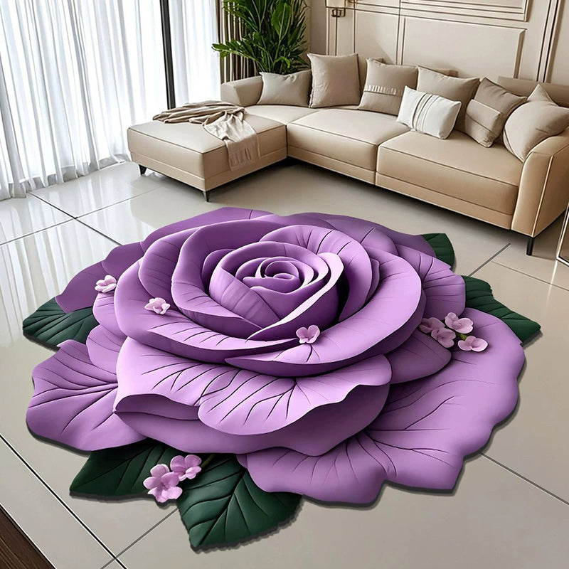 🌺Limited Time Offer🌺Floral Plush & Diatomaceous Earth Floor Mat-14