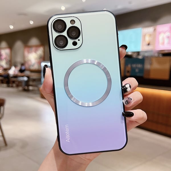 Gradient Case with Magnetic For iPhone-3