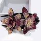 Buy more, get more free🏵️Rhinestone Double Flower Hairpin-10