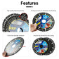 🔥4.5" Multi-Material Diamond Blade - Zero Compromise, Max Durability