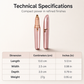 ✨ Precision Brow Trimmer Pen – LED Light Electric Eyebrow Shaper For Effortless Grooming