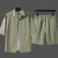 Casual Ice Silk Set for Men-4