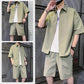 Casual Ice Silk Set for Men-5