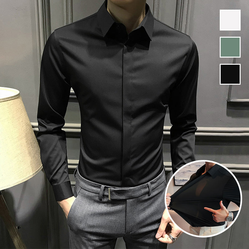 🔥2025 HOT SALE🔥Men's Wrinkle-Free Button-Down Shirt-7