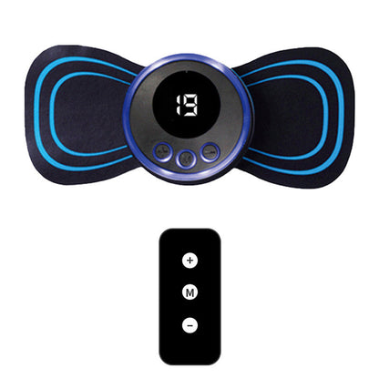 Portable Massager with 8 Modes and LCD Screen - Mini Muscle Stimulator for Pain Relief