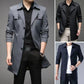🔥Hot Sale 56% off🔥Mid-length Business Style Trench Coat-4