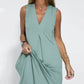 🌷Limited Time 58% OFF💞Sleeveless Deep V-Neck Loose Maxi Dress-6