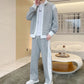 🍁Autumn New Releases🍁Men's Outfit Casual 2 Piece Contrast Sports Jogging Tracksuits Set-1