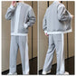 🍁Autumn New Releases🍁Men's Outfit Casual 2 Piece Contrast Sports Jogging Tracksuits Set-4