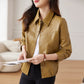 🔥HOT Sale🔥Women's shirt short leather jacket-2