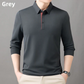 ✨New Arrival✨Men's Business Casual Lapel Long Sleeve T-Shirt-19