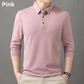 ✨New Arrival✨Men's Business Casual Lapel Long Sleeve T-Shirt-17