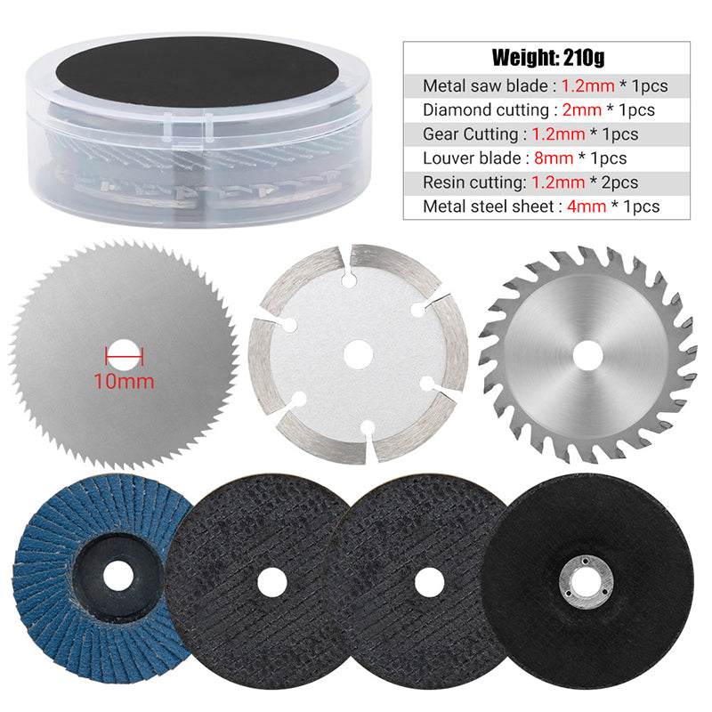 🧰12V Mini Angle Grinder with Cutting Disc-12