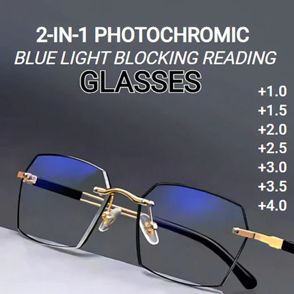 Sapphire high hardness✨Anti blue progressive Far And Near Dual-Use Reading Glasses-17