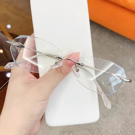 Hot Sale🔥Anti Blue Light Rimless Glasses-7