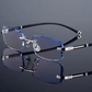 Sapphire high hardness✨Anti blue progressive Far And Near Dual-Use Reading Glasses-40