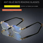 ✨Sapphire high hardness ✨Anti blue progressive Far And Near Dual-Use Reading Glasses-1