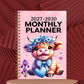 📅 🐮 2026–2030 Monthly Planner ✨ Cute Highland Cow 5-Year Calendar | Large Monthly Blocks for Long-Term Planning