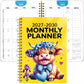 📅 🐮 2026–2030 Monthly Planner ✨ Cute Highland Cow 5-Year Calendar | Large Monthly Blocks for Long-Term Planning
