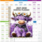 📅 🐮 2026–2030 Monthly Planner ✨ Cute Highland Cow 5-Year Calendar | Large Monthly Blocks for Long-Term Planning