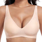 🌷Jelly Wireless Womens Comfortable Wireless Bras Push Up Bralettes Seamless Tshirts Bras Deep V Everyday Bras-15