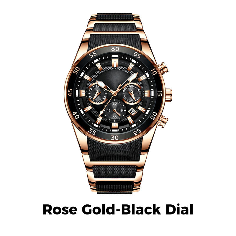 ⏳Time-limited Special⌛Men's Waterproof Multifunctional Quartz Watch-8
