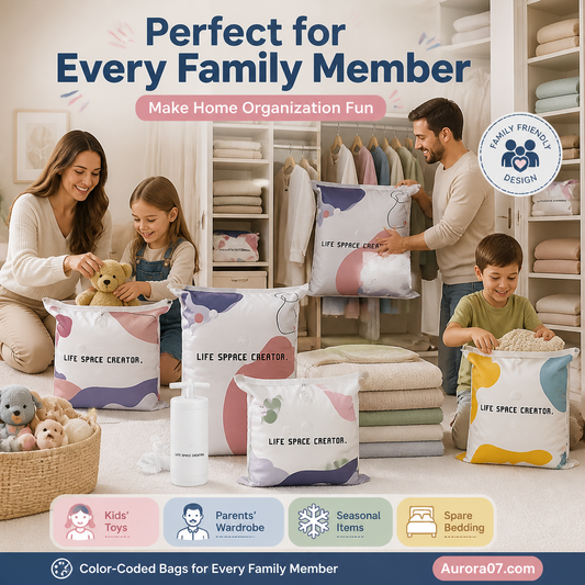 ⏳Buy 2 Get 1 Free – Limited Time Offer🏆🧳No‑Pump Vacuum Storage Bags – Press & seal, no pump needed. Saves 80% space, keeps clothes dry & dust‑free. Perfect for bulky bedding & off‑season gear. 🛏️🗄️