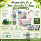 ⏳Buy 2 Get 1 Free – Limited Time Offer🏆🧳No‑Pump Vacuum Storage Bags – Press & seal, no pump needed. Saves 80% space, keeps clothes dry & dust‑free. Perfect for bulky bedding & off‑season gear. 🛏️🗄️