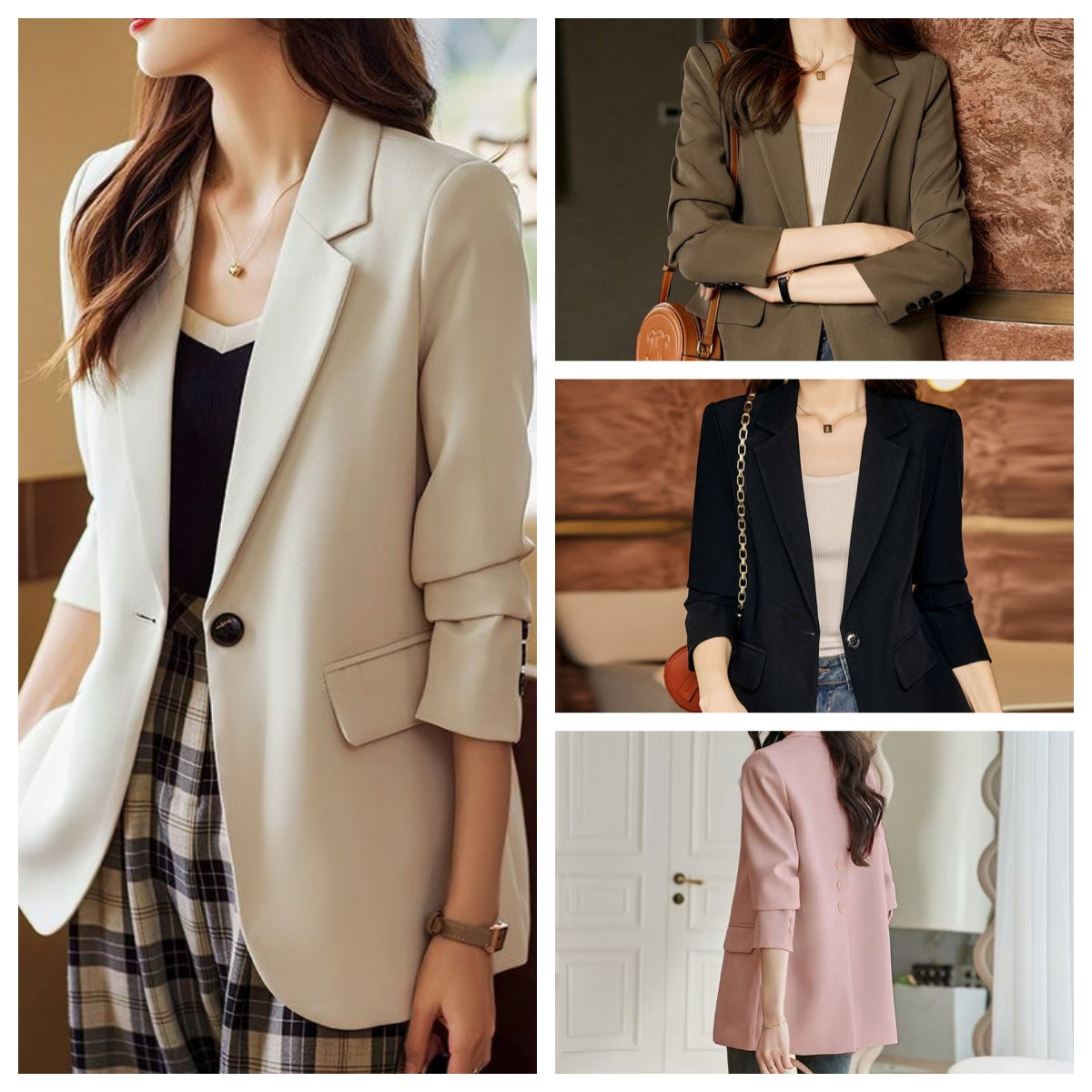 🔥New Year Hot Sale 47% OFF🔥 Simple Casual Draped Blazer-12