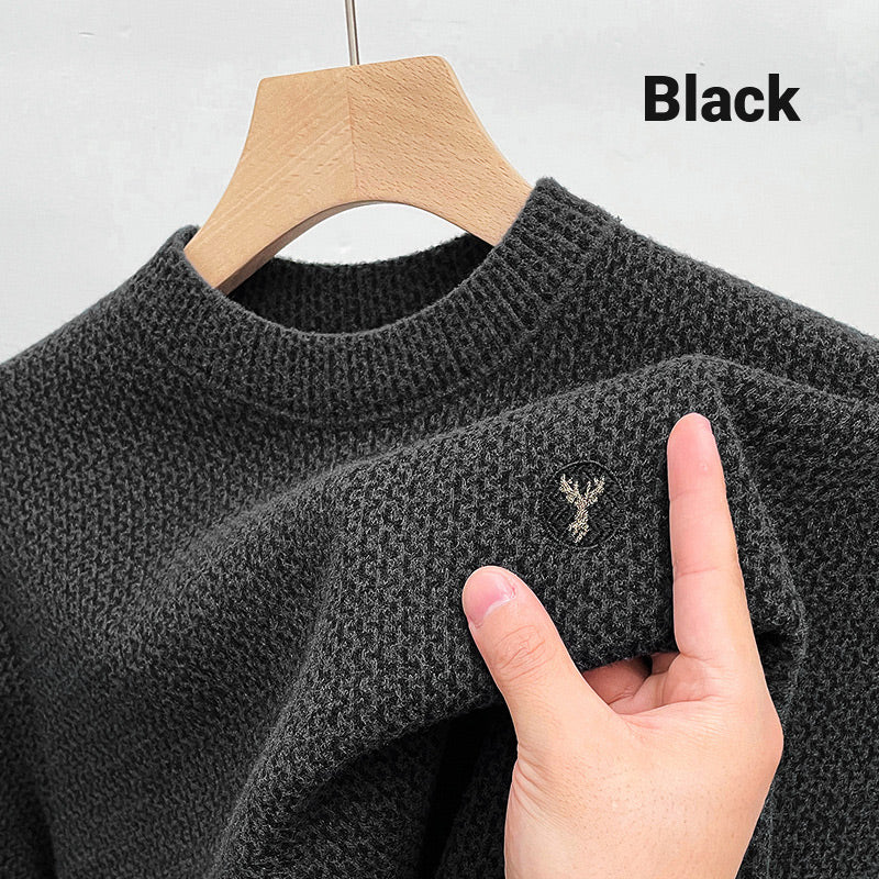 🎁Christmas Specials 50%OFF - Men's Warm Cozy Lined Crewneck Top-10