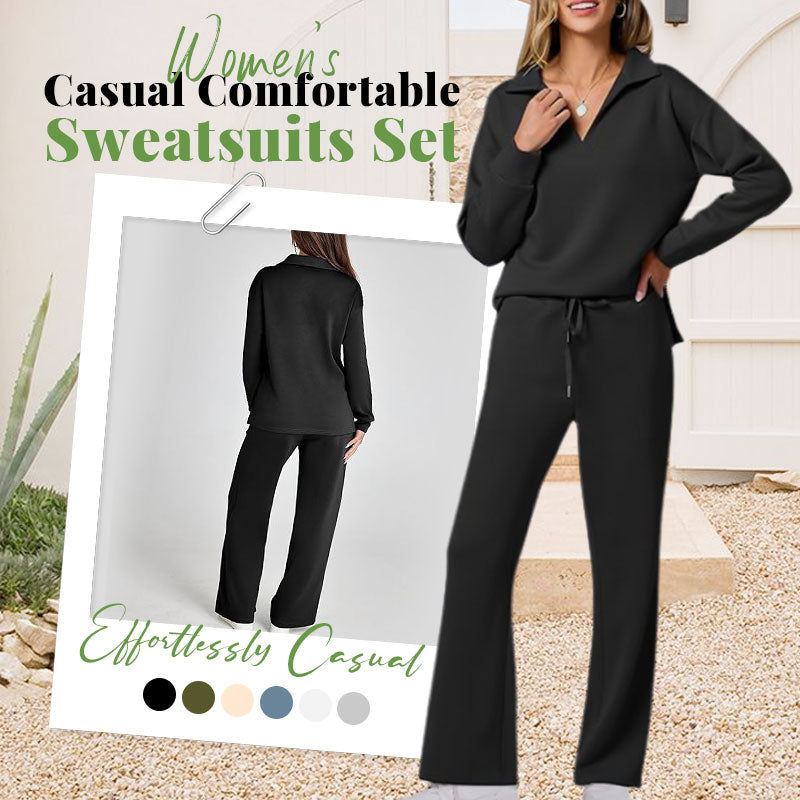 💖49% OFF!👍Women's 2 Piece Sets Outfits Casual Long Sleeve Sweatsuits Sets✨