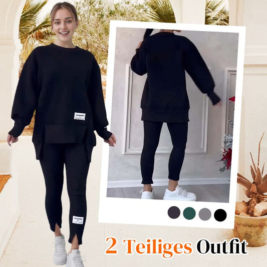 ✨ Lässiges Sweatshirt-Leggings-Set für Frauen - Ultraweiches Jersey mit Moderne Passform für Alltag & Sport 🏃‍♀️💫