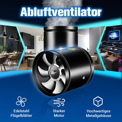 🏅Super sugekraft🌪️Multifunktionel, kraftfuld og støjsvag udsugningsventilator