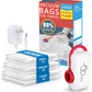 🧳   Pack of 6 Compression Bags for USB Electric Vacuum Cleaner – Space-Saving Storage, Airtight Seal, Reusable & Durable 🌀