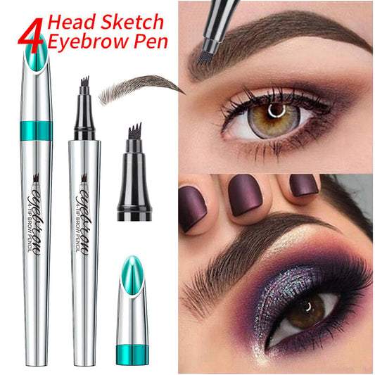 🔥Buy 1 and get 1 free🔥Waterproof 3D eyebrow pencil with 4 fork tips