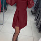 🌷Limited Time 73% OFF💞Elegant Puff Sleeve Dress-9