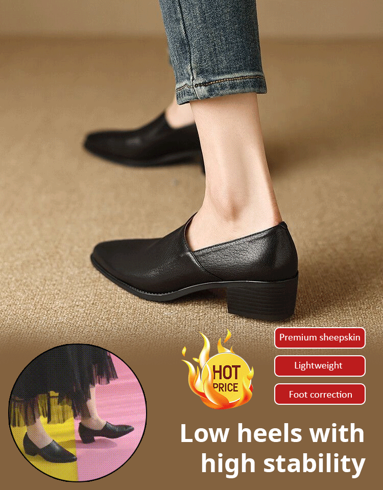 ✨Autumn Hot Sale 55% OFF💕Women's Vintage Pointed Toe Slip-On Soft Shoes-1