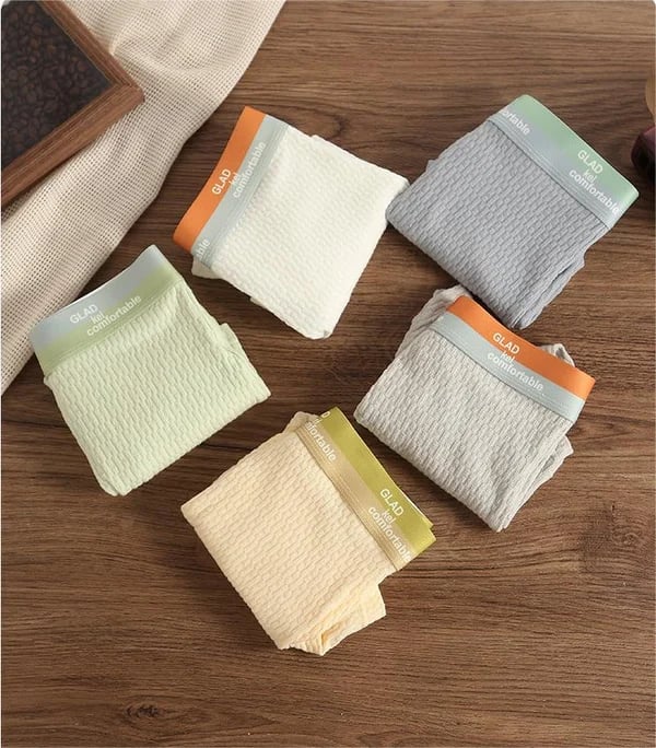🔥HOT Sale🔥🎉Bubble Cotton Men's Boxer Briefs Antibacterial Breathable Sweat Absorbent🎉-22
