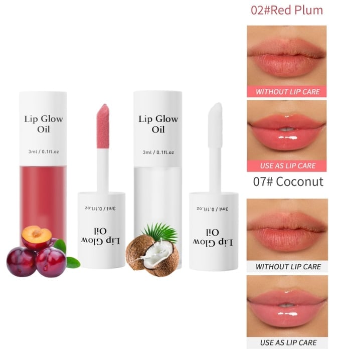 ⏳2026 NEW YEAR BUY MORE SAVE MORE✨ONLY ￡9.99!!!💋Tinted Lip Glow Oil - For Lush, Hydrated Lips with a Natural Glow! 💖-28