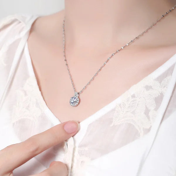 💕Valentine's Day Gifts 50% discount💕S925 Sterling Silver Moissanite Sunflower Pendant Necklace-4